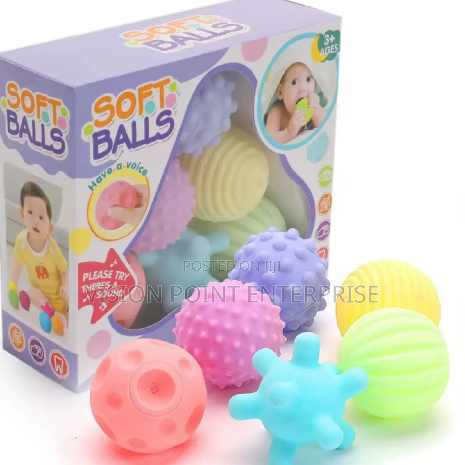 Colourful Soft Balls
6pcs