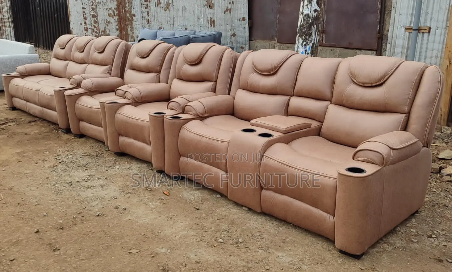 Hosting 7 Seater Semi Recliner Sofa