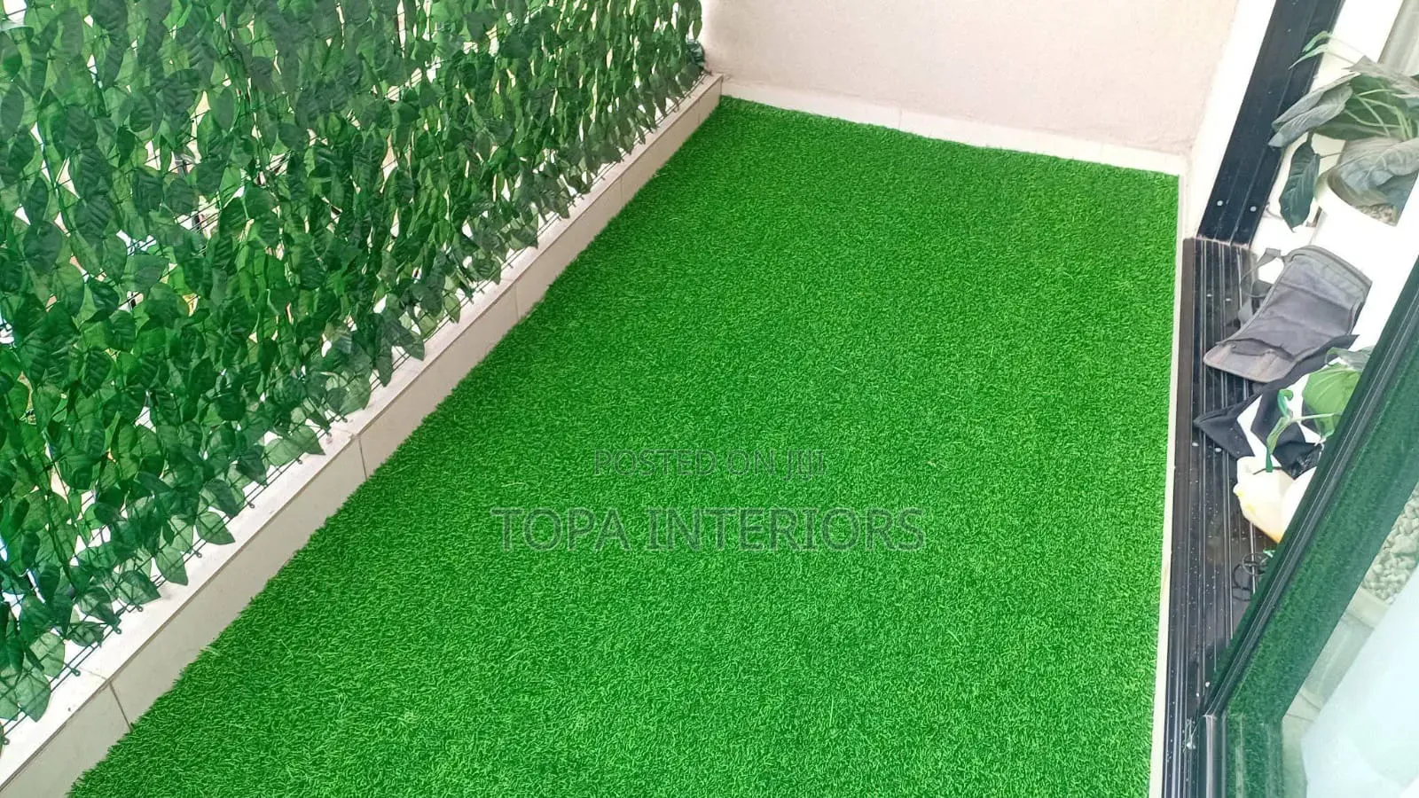 Balcony Upgrade All Weather Artificial Green Grass Carpets