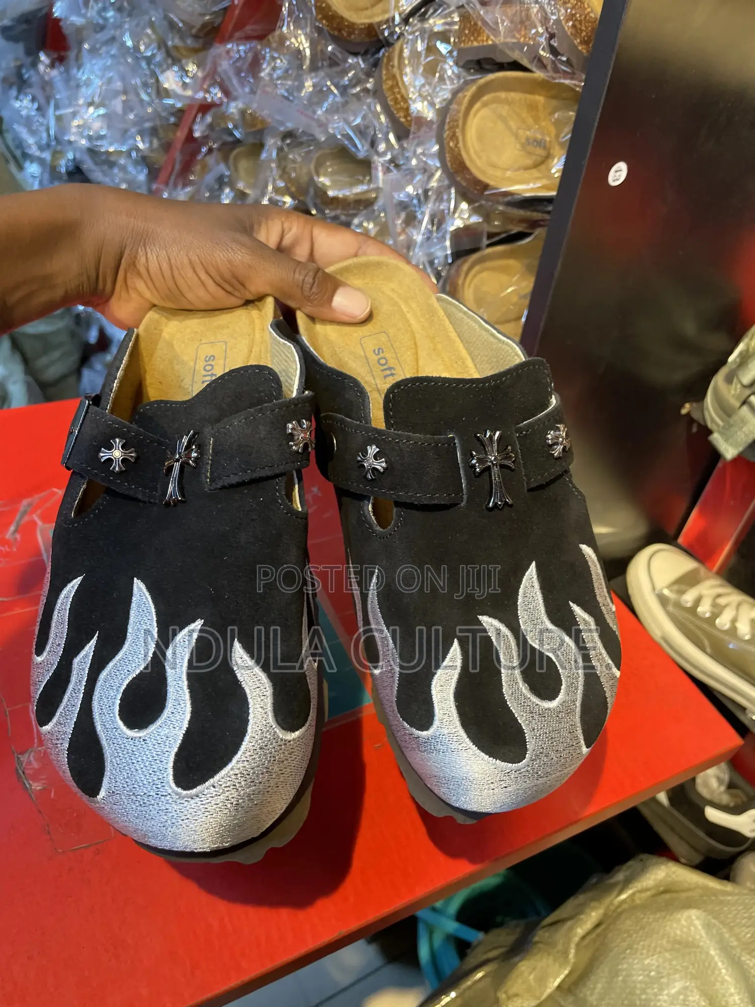 Custom Flames Designer Clogs