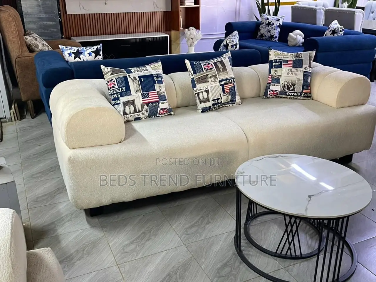 Well Build 3 Seater Sofa Set