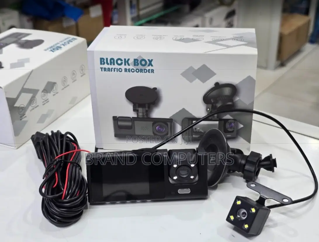 Traffic Recorder –Hd 1080p Triple-Lens 3 Channel Car Dash Cam