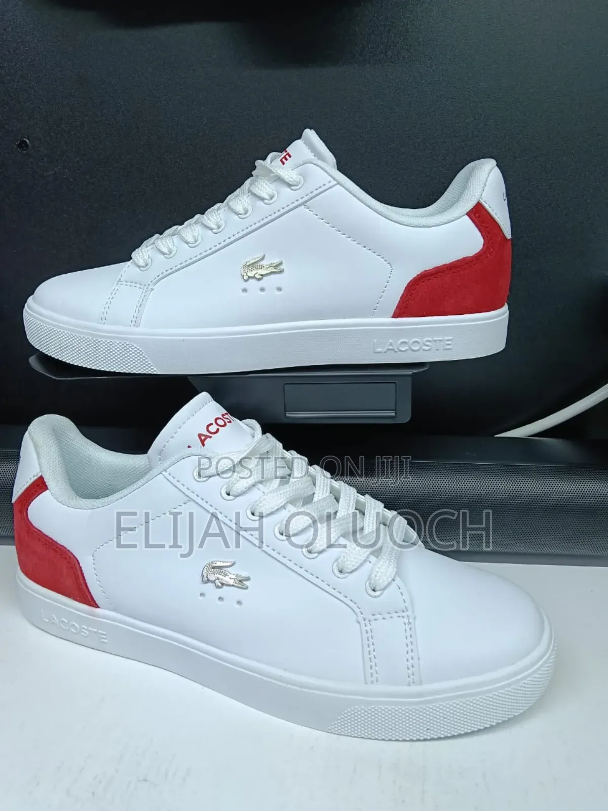 Casual *Lacoste* Black,Red,Green  & White 🤍 
Sizes 40,41,42,43,44,45
