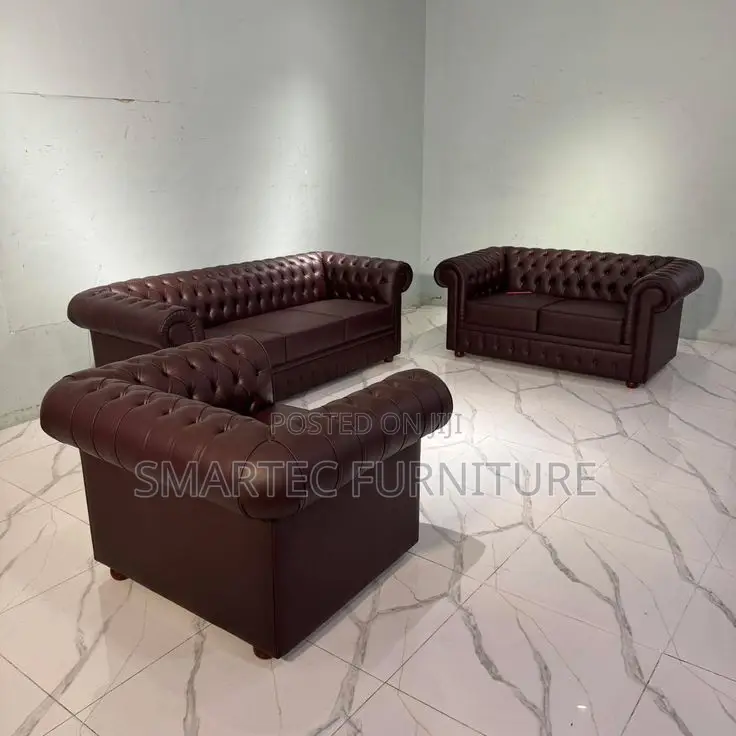 Motivated 6 Seater Chester Sofa 3,2,1
