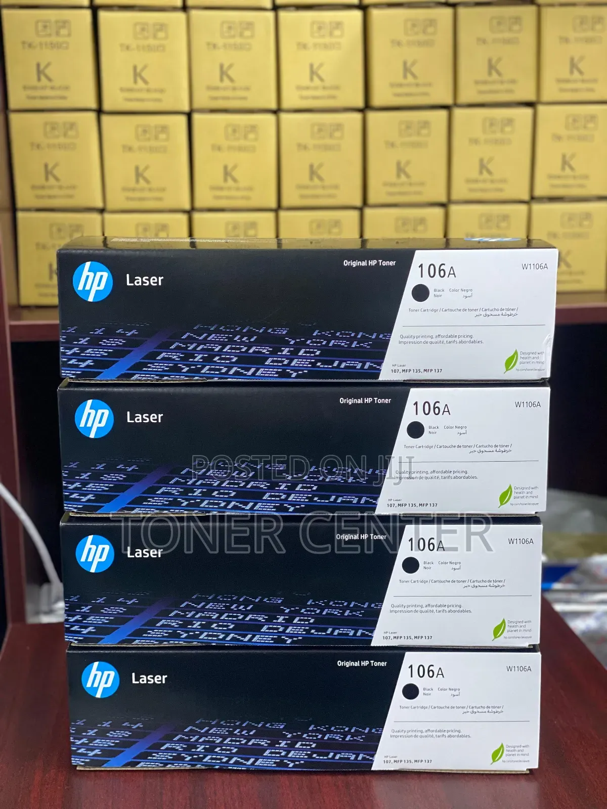 Hp Laser 107w Printer Toner Hp 106a(W1106a) Yields Upto 1,000 Pages