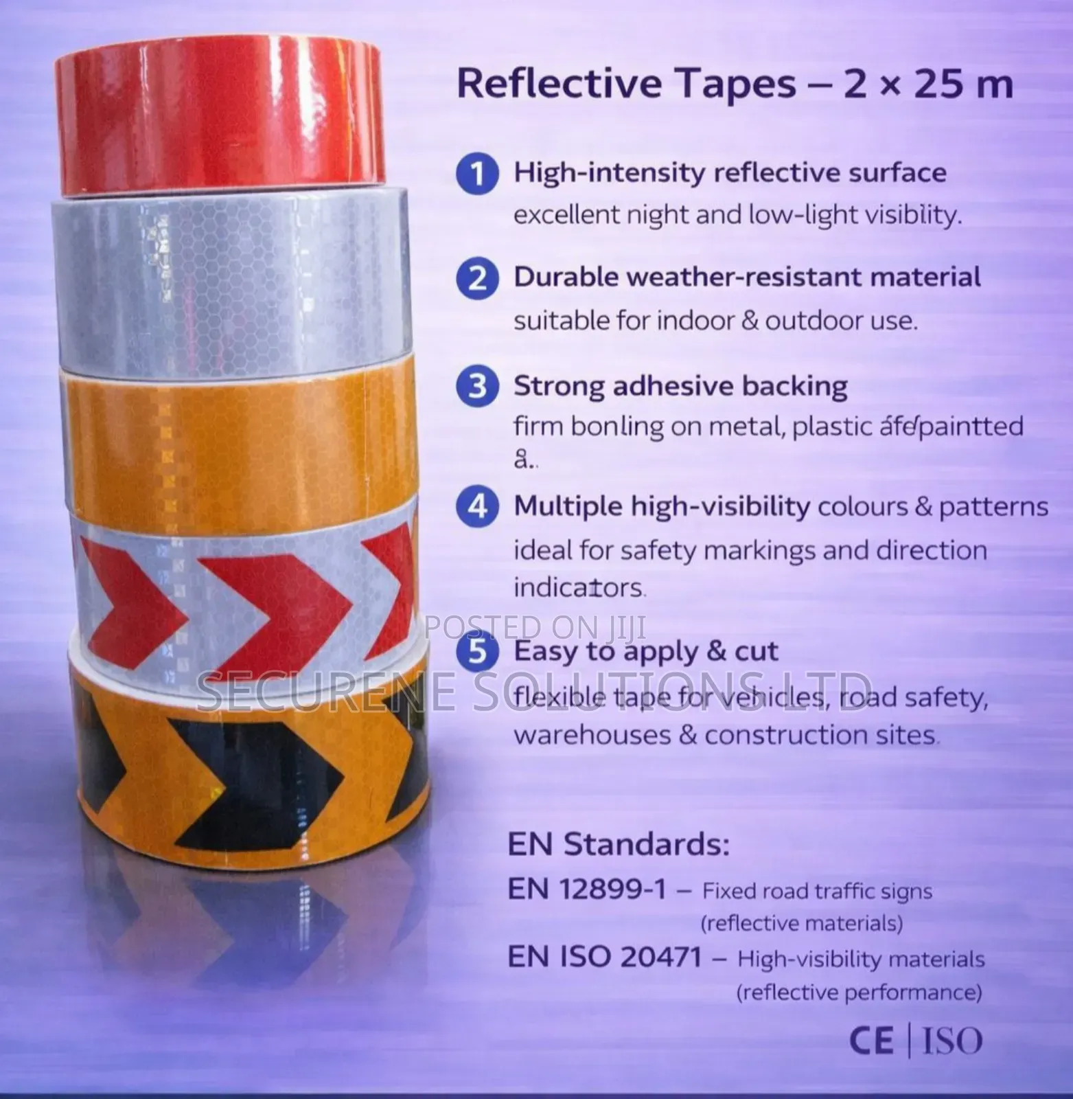 Reflective Adhesive Tapes 50meters By 4 Inches
