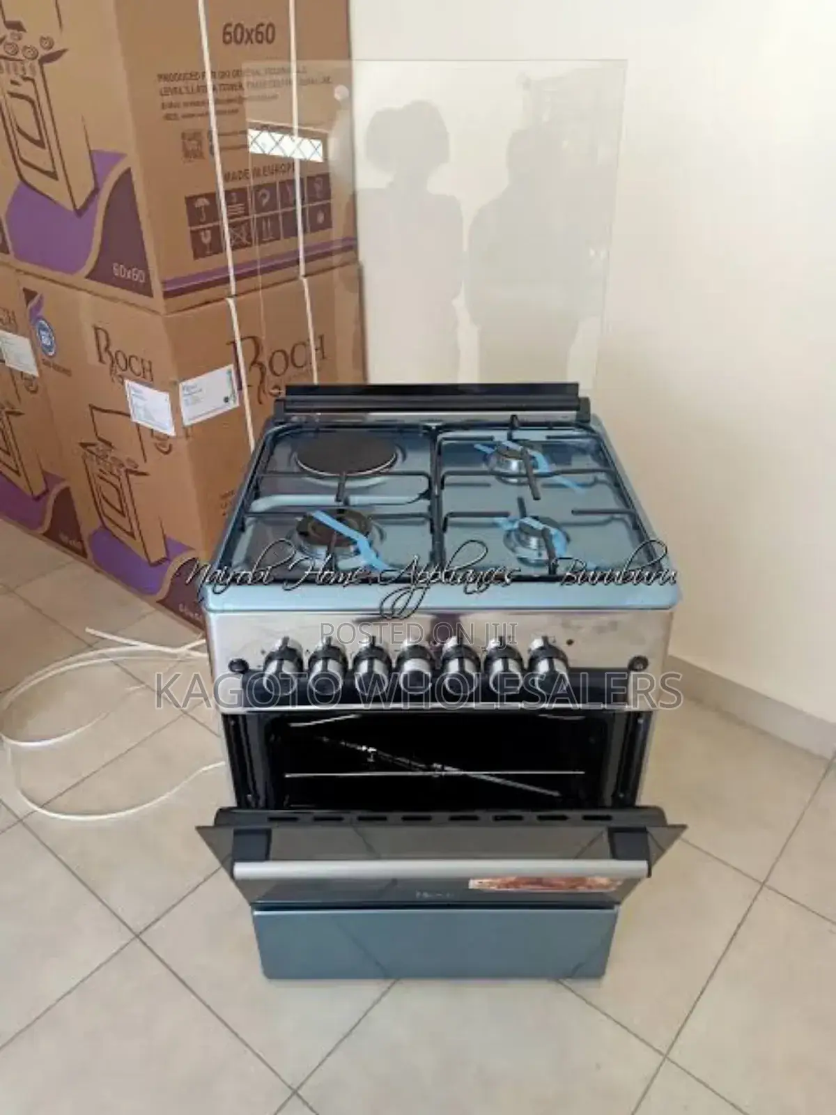 Silver Roch 60by60 Standing Cooker.  3+1