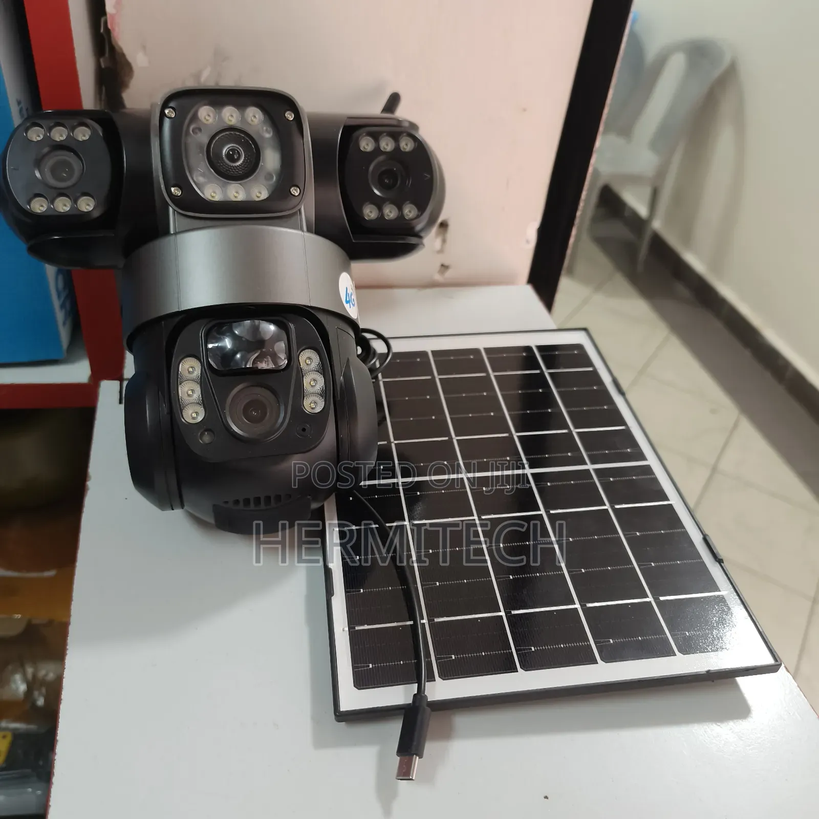 4g Triple CCTV Surveillance Cameras