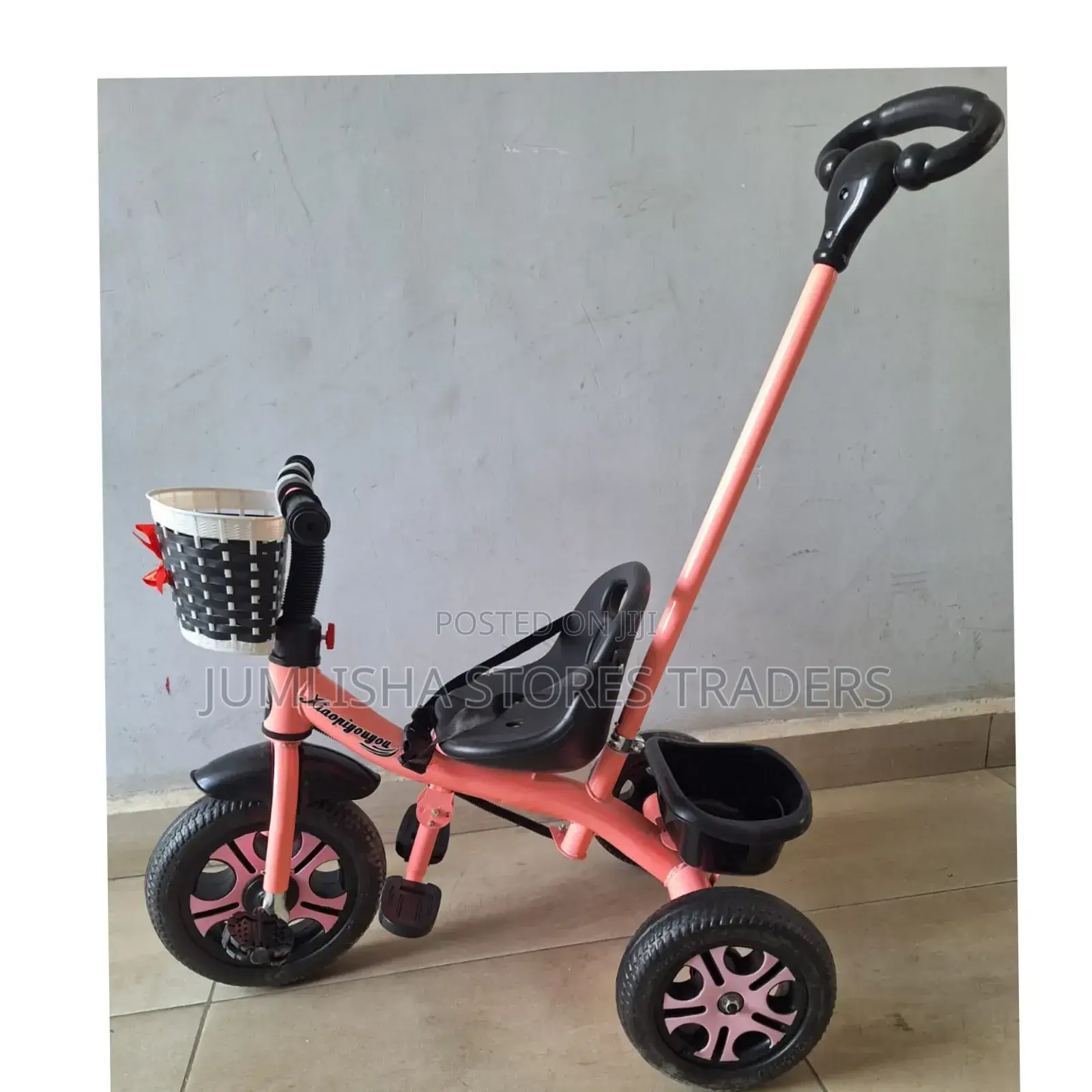 Tricycle With Push Handle