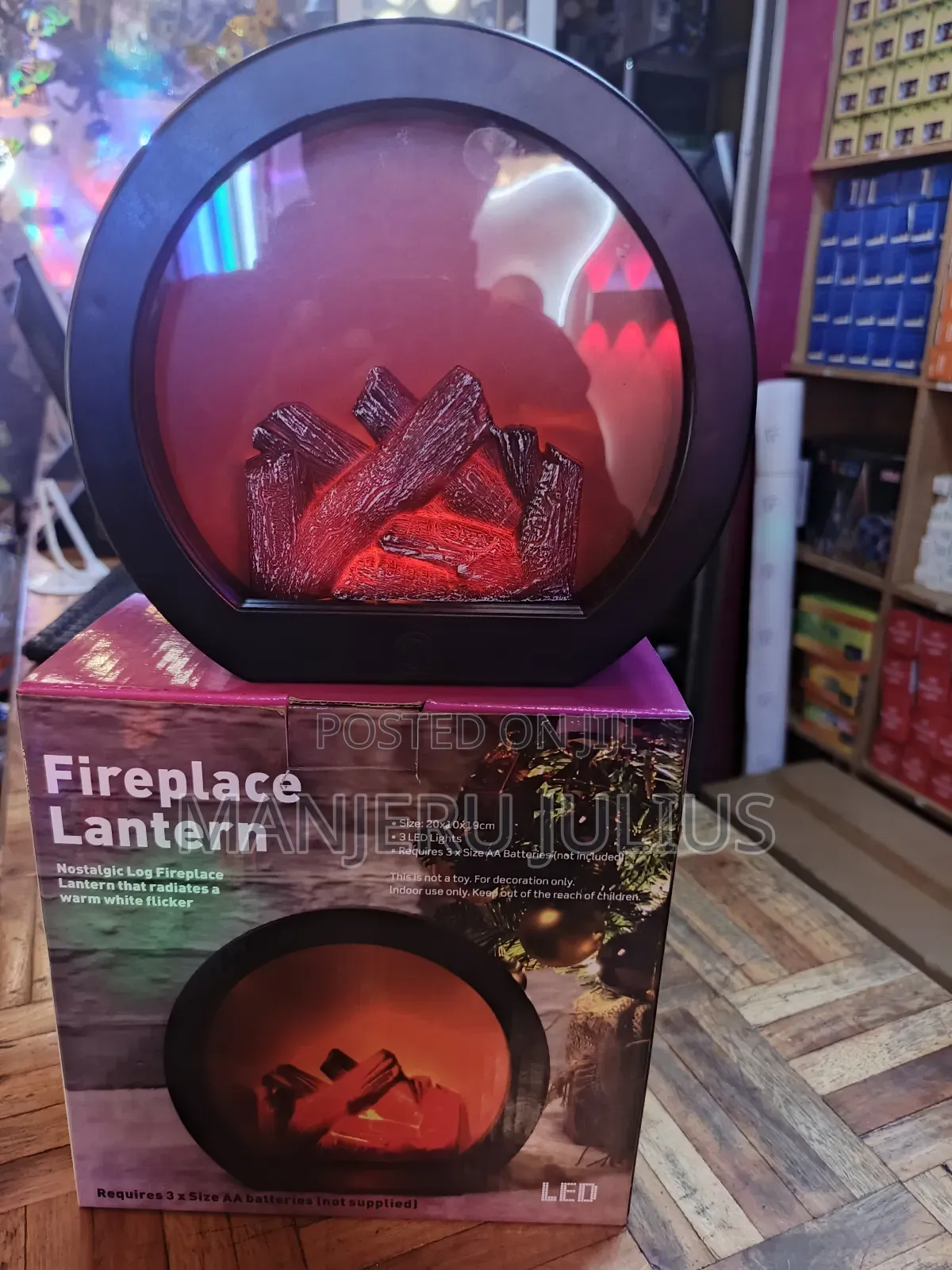 Mini Fireplace Lantern