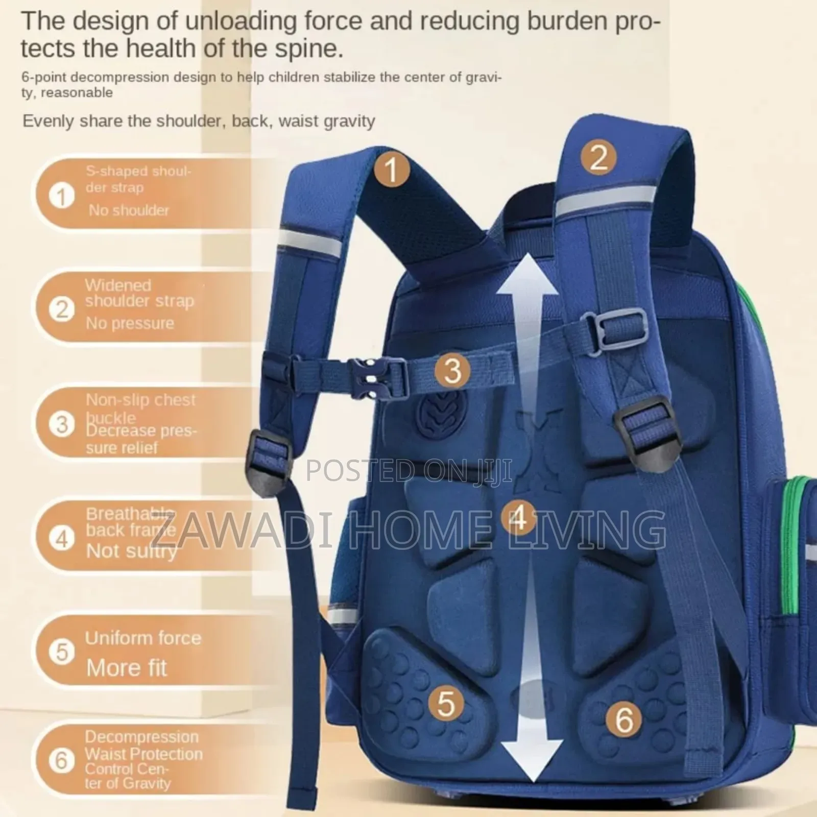 Premium Quality Oxford School Bag