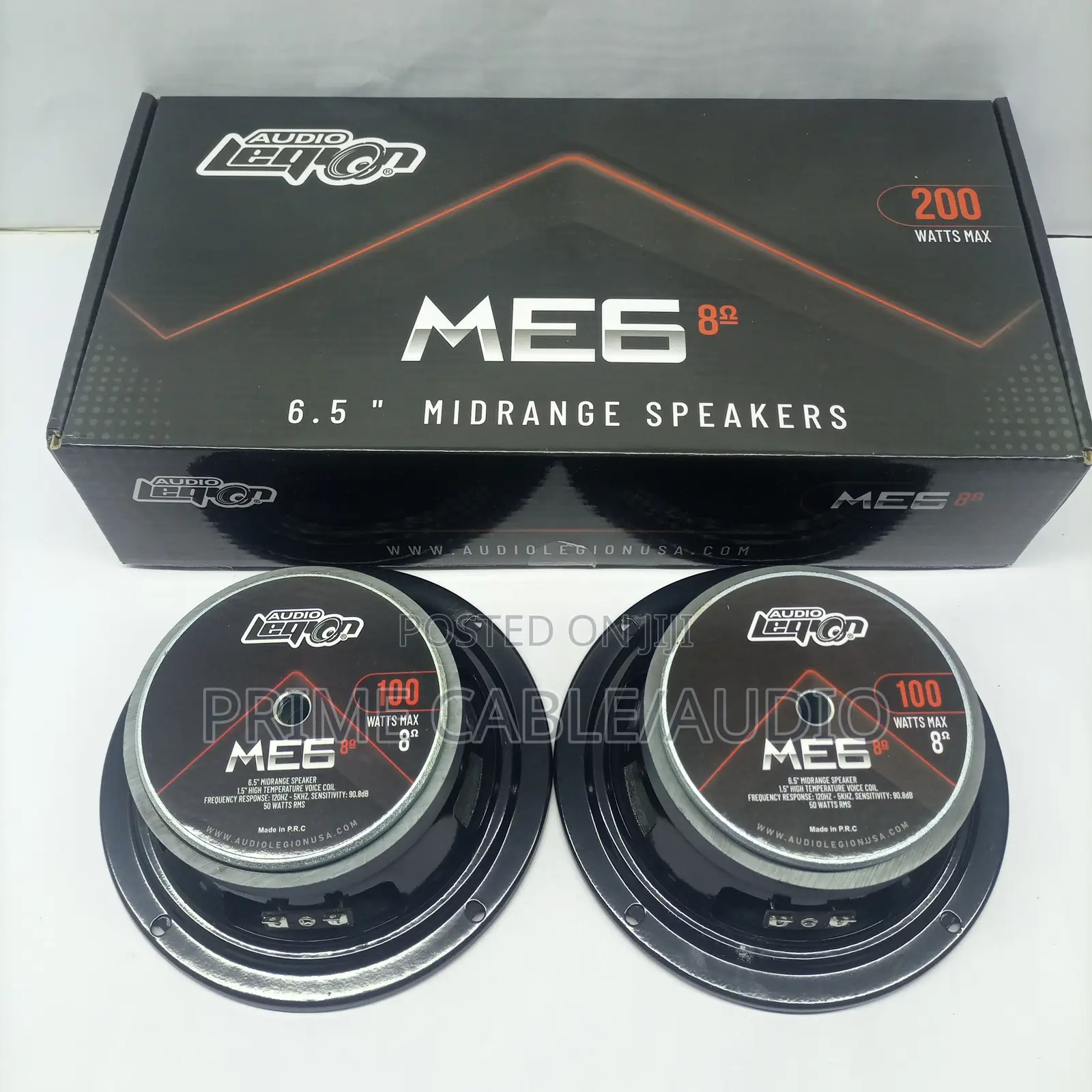 Audio Legion Me6 6.5" 200 Watt Midrange Speakers