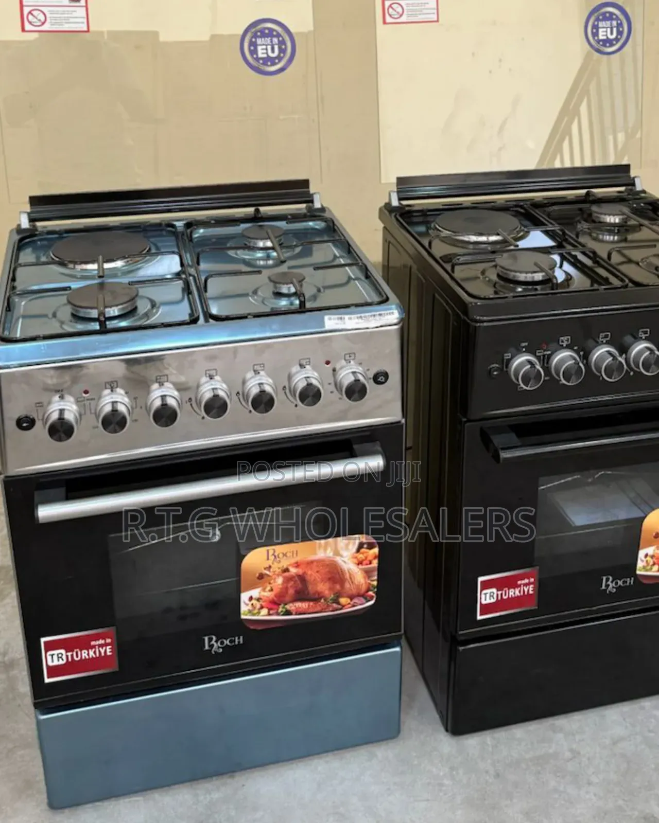 Roch 60×60 Standing Cooker With Electric Oven Hotplate