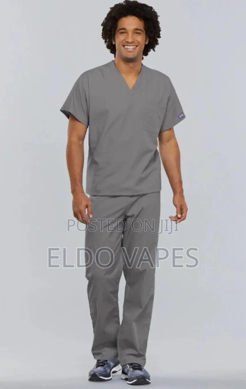 Medical Scrubs - Gray (Sizes: S, M, L and Xl)