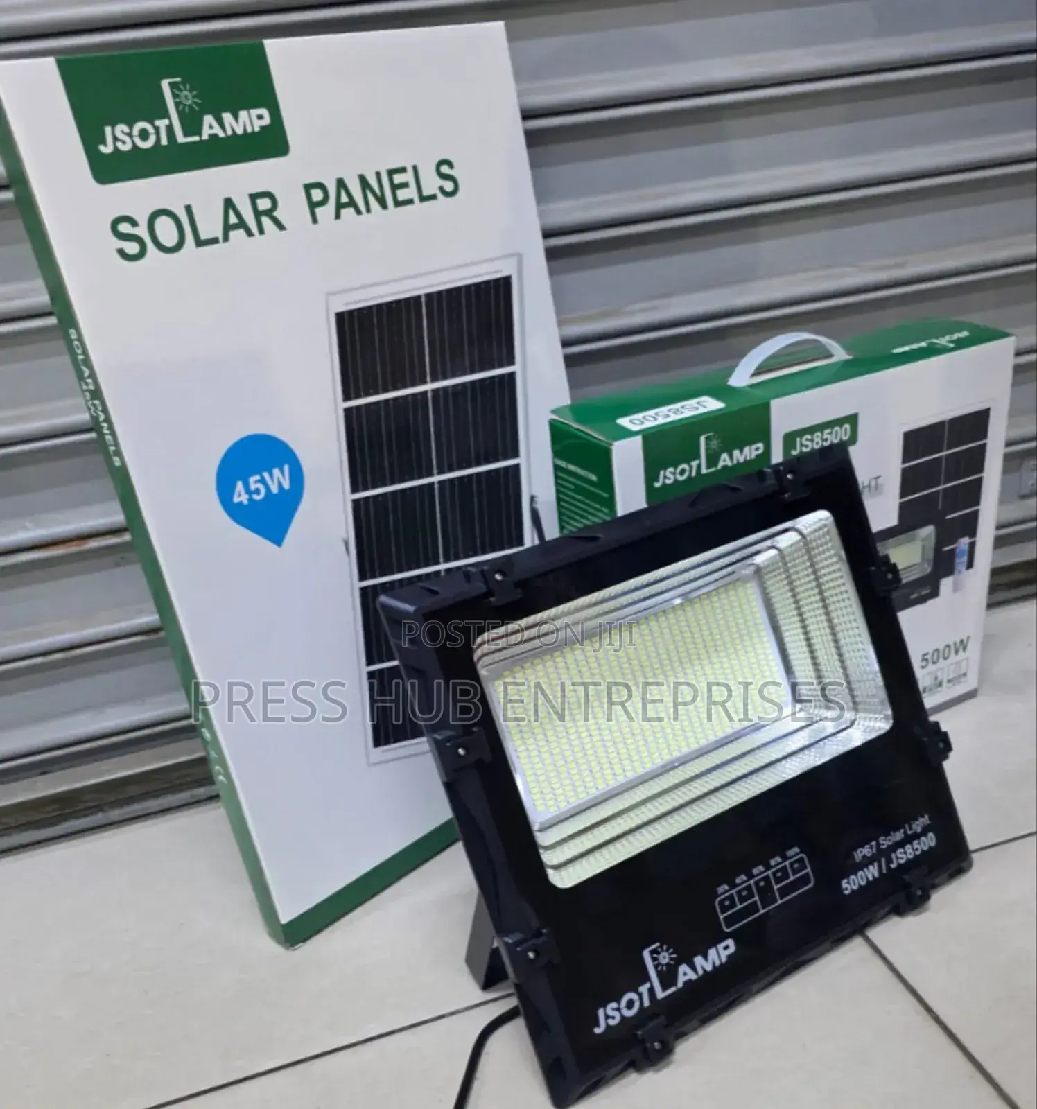 Jsot Lamp 500w Solar Led Floodlight" 
