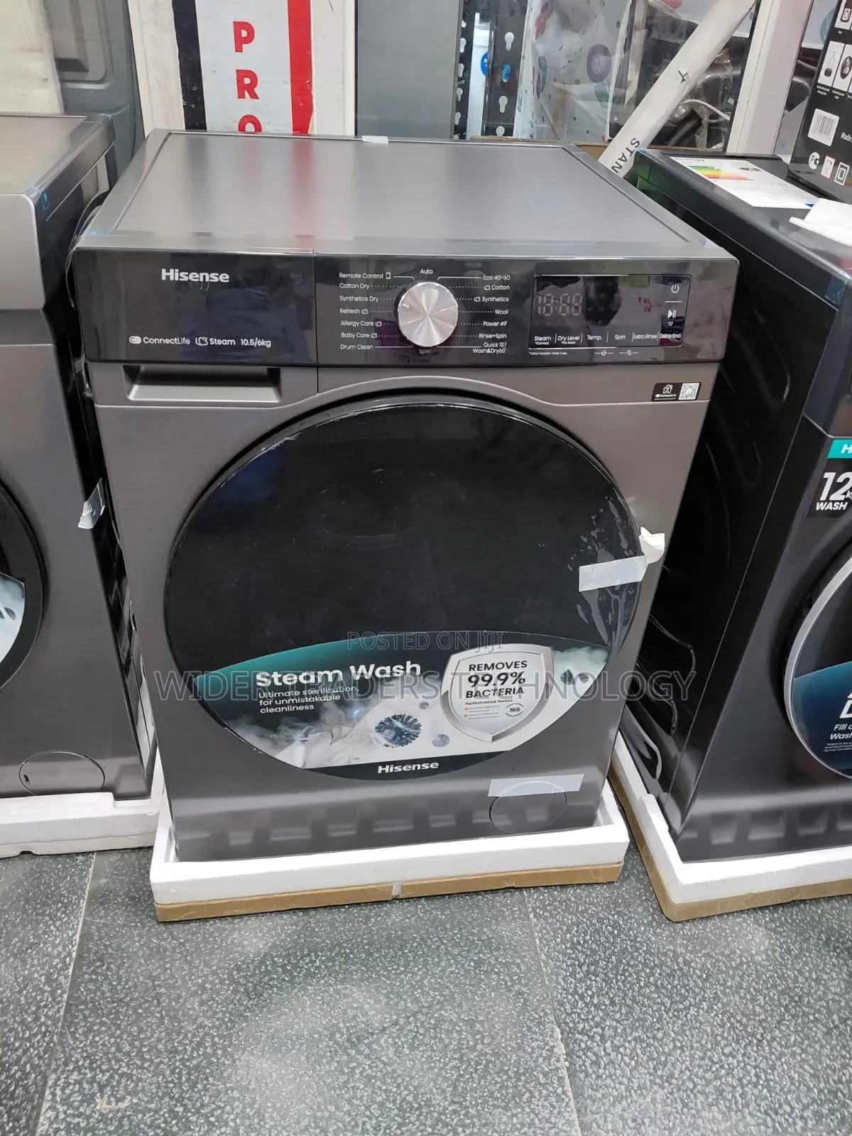 Hisense 10.5/6 Wash and Dry Frontload Washing Machine