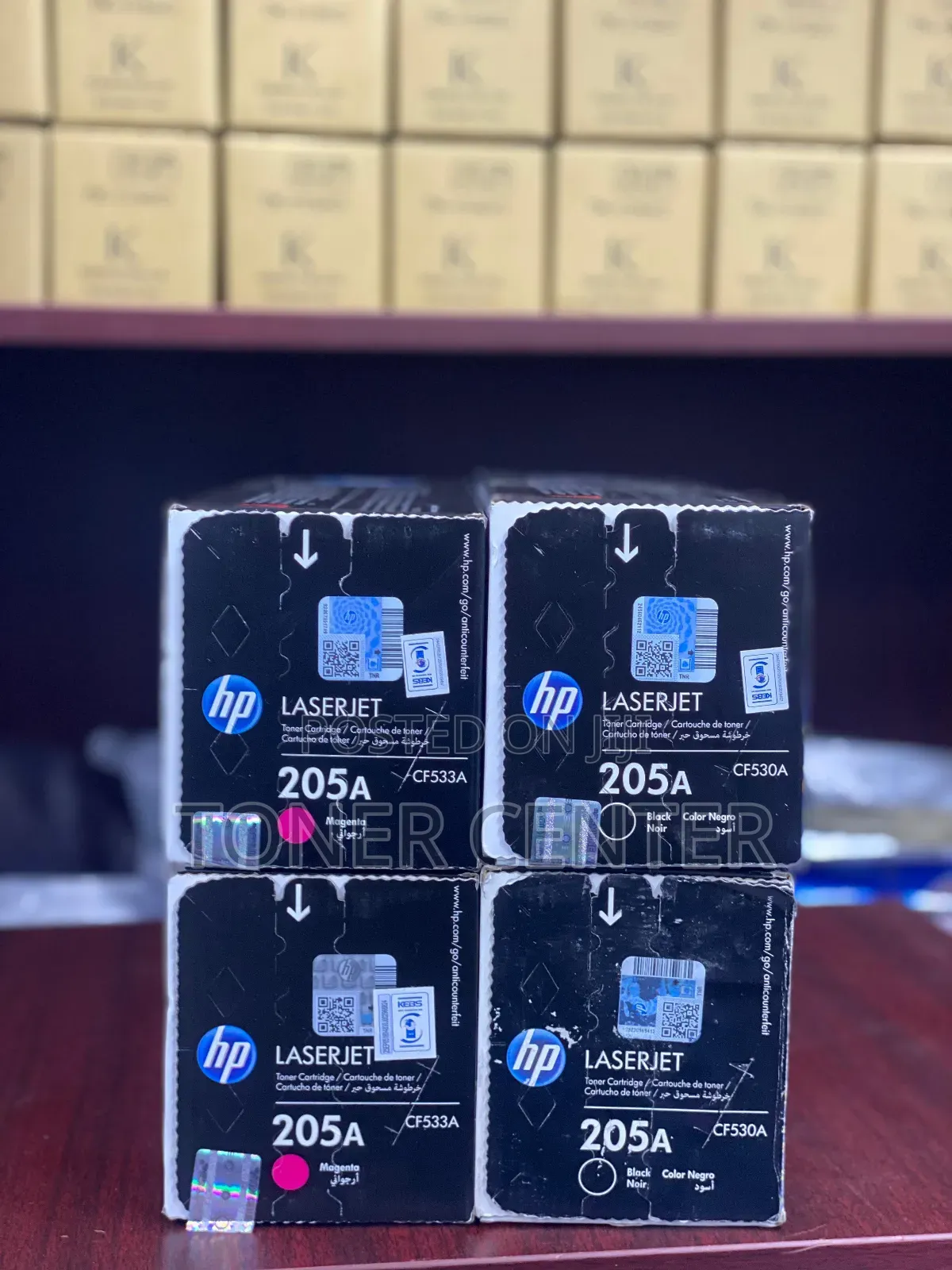 Hp Color Laserjet Pro MFP M180n Toners Hp 205a(Cf532a) Yields 1,100