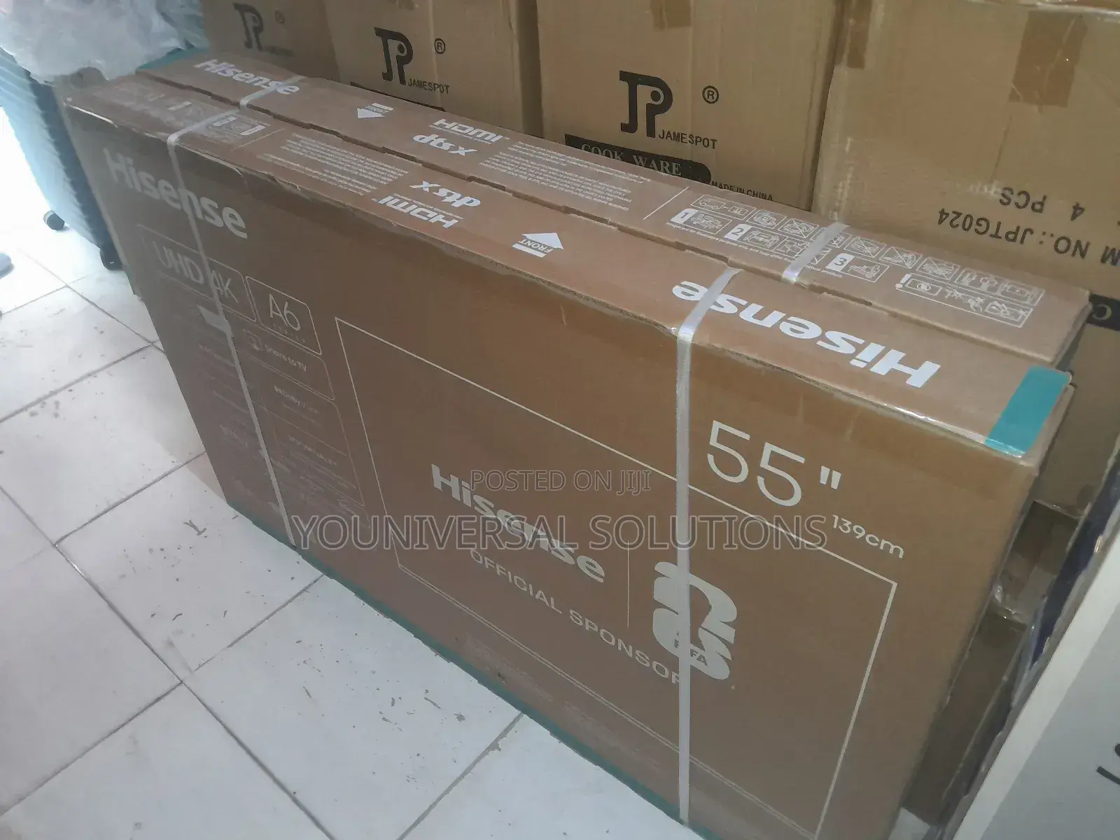 Hisense Tv 55" Uhd Frameless Smart Tv