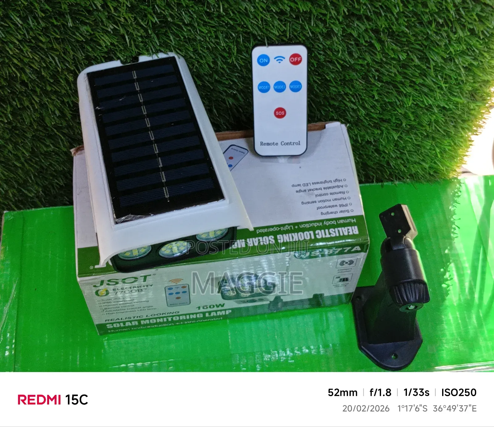 Solar Monitoring Lamp
