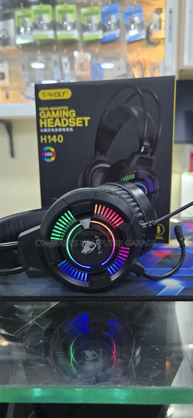 T-Wolf H140 Head-Mounted Gaming Headset.