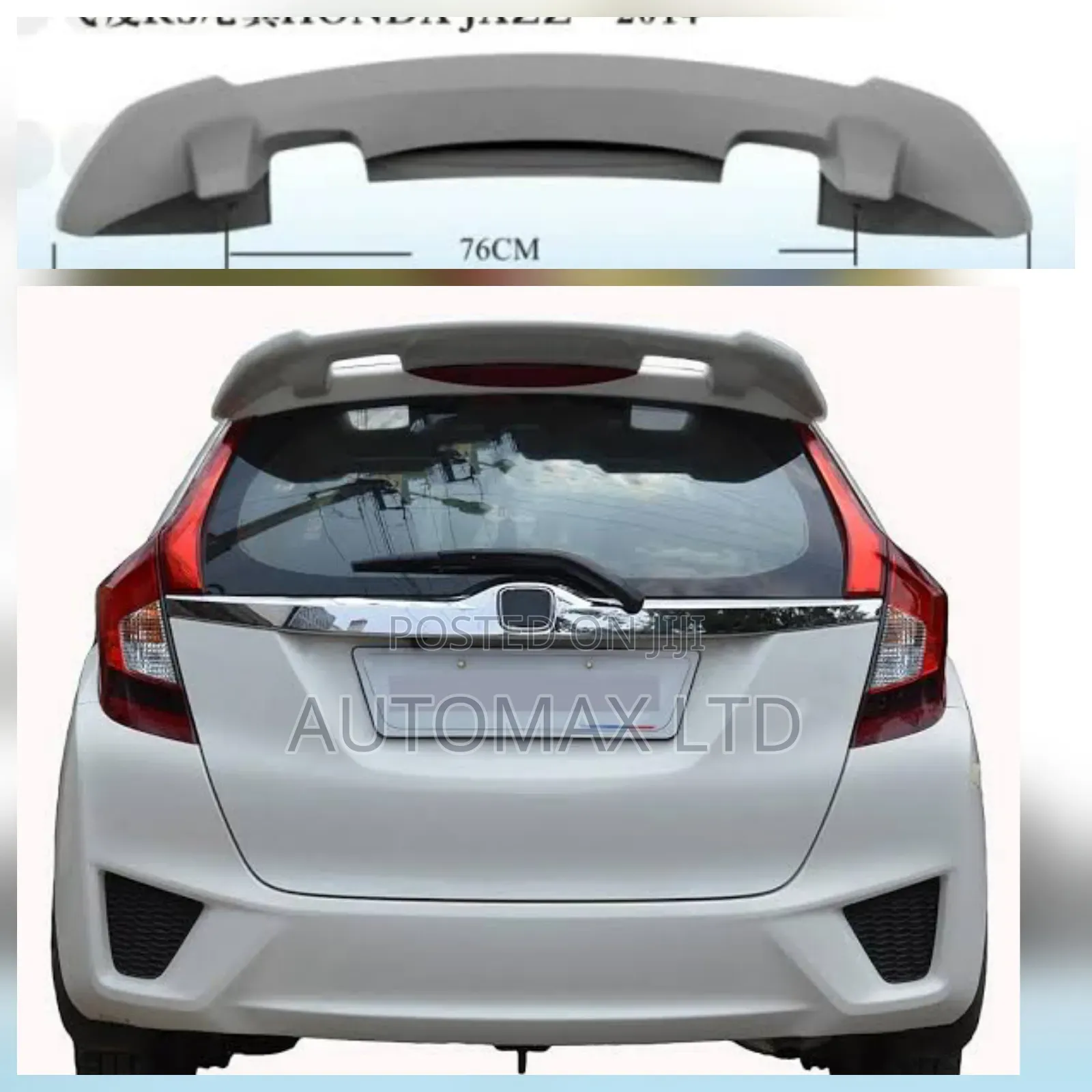 Honda Fit, Rear Tail Gate Roof Spoiler