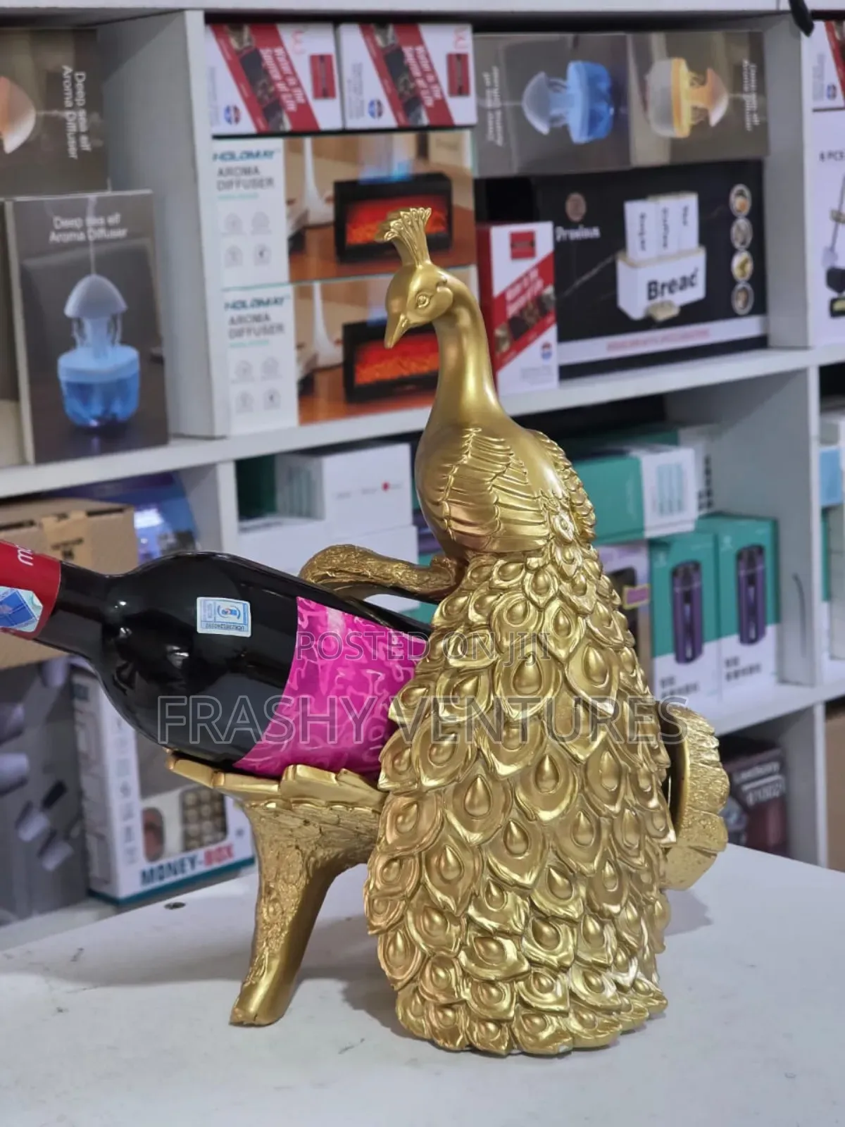 Peacock Wine Rack