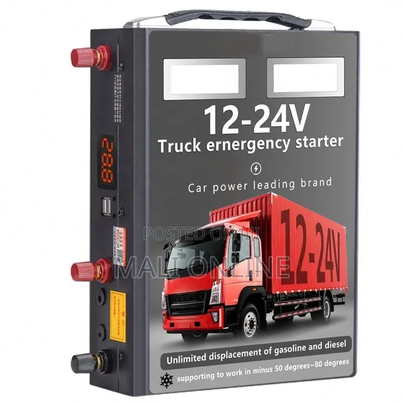 Heavy Duty Car Truck Jump Starter 12v 16v24v Battery Booster 160000mah