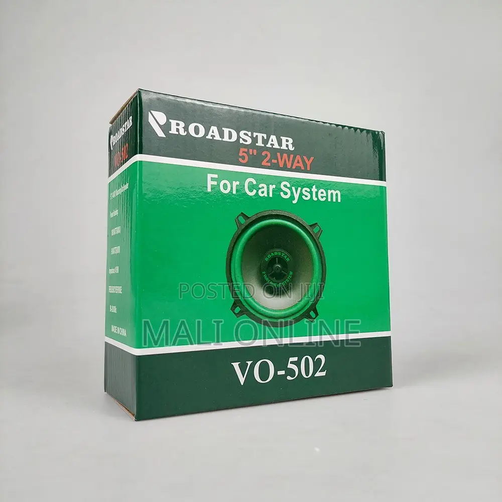 5 Inch 2 Way Car Audio Hifi Coaxial Speakers Roadstar Vo-502 Stereo