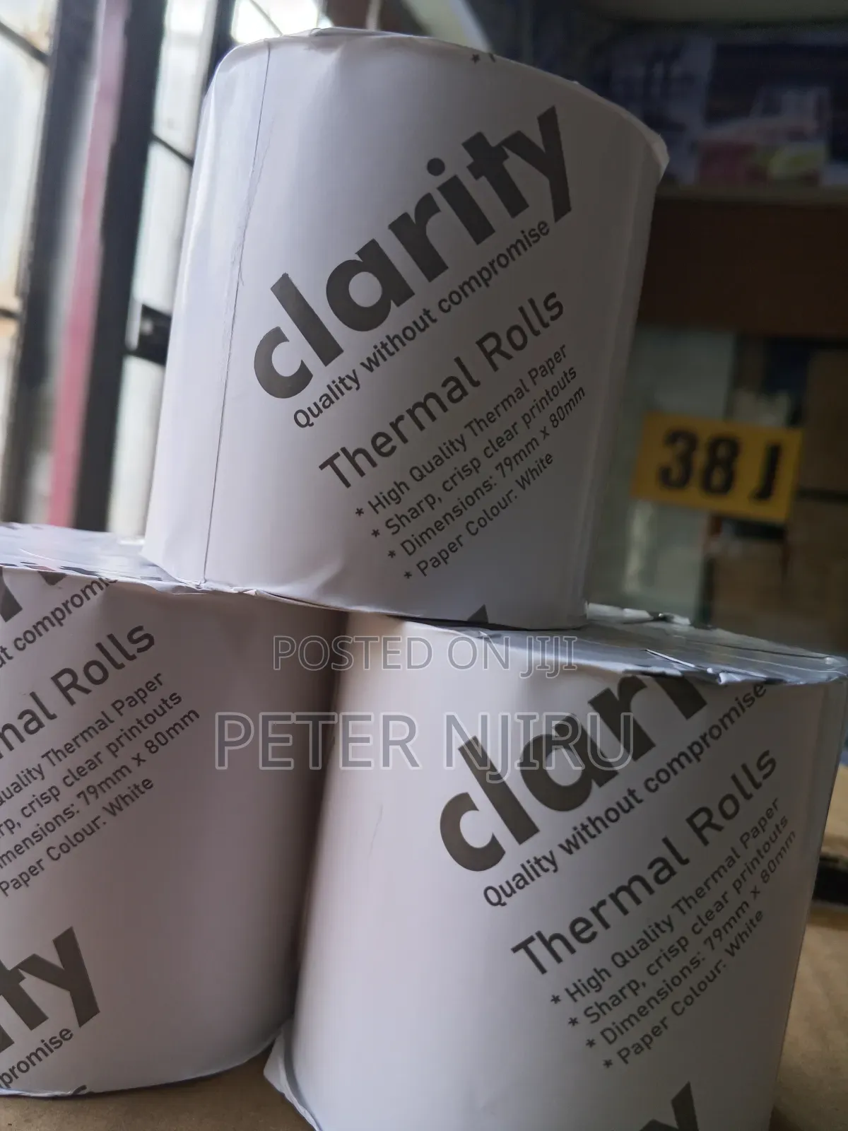 Clarity 79by80 Mm Thermal Rolls