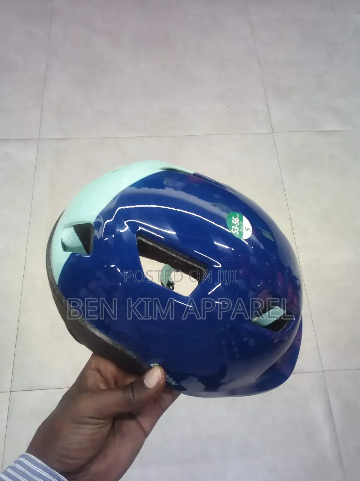 6 Vents Kids Bike Helmet Blue 48cms to 56cms S and Xs Adjustable Fit