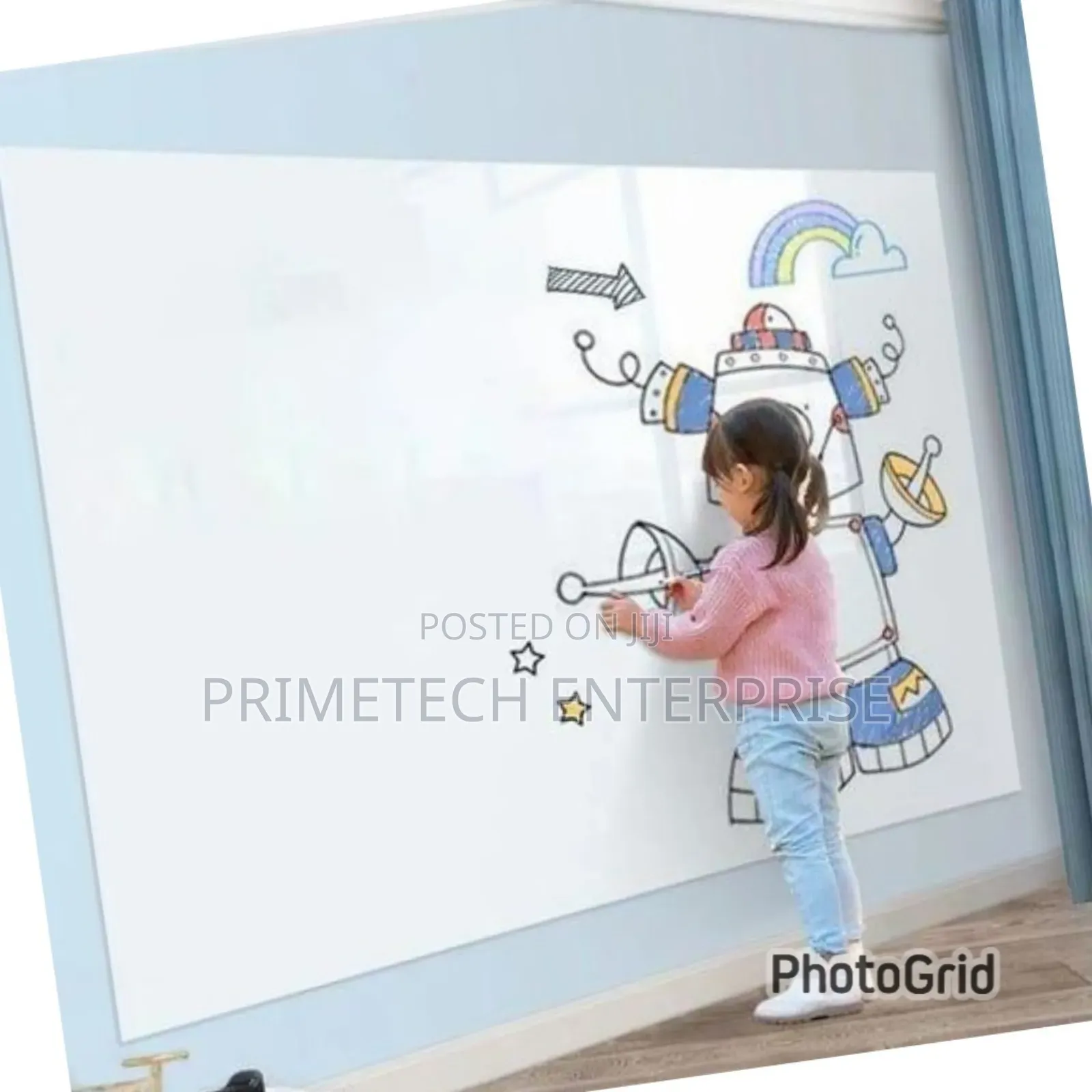 2 M Self Adhesive White Board for Kids