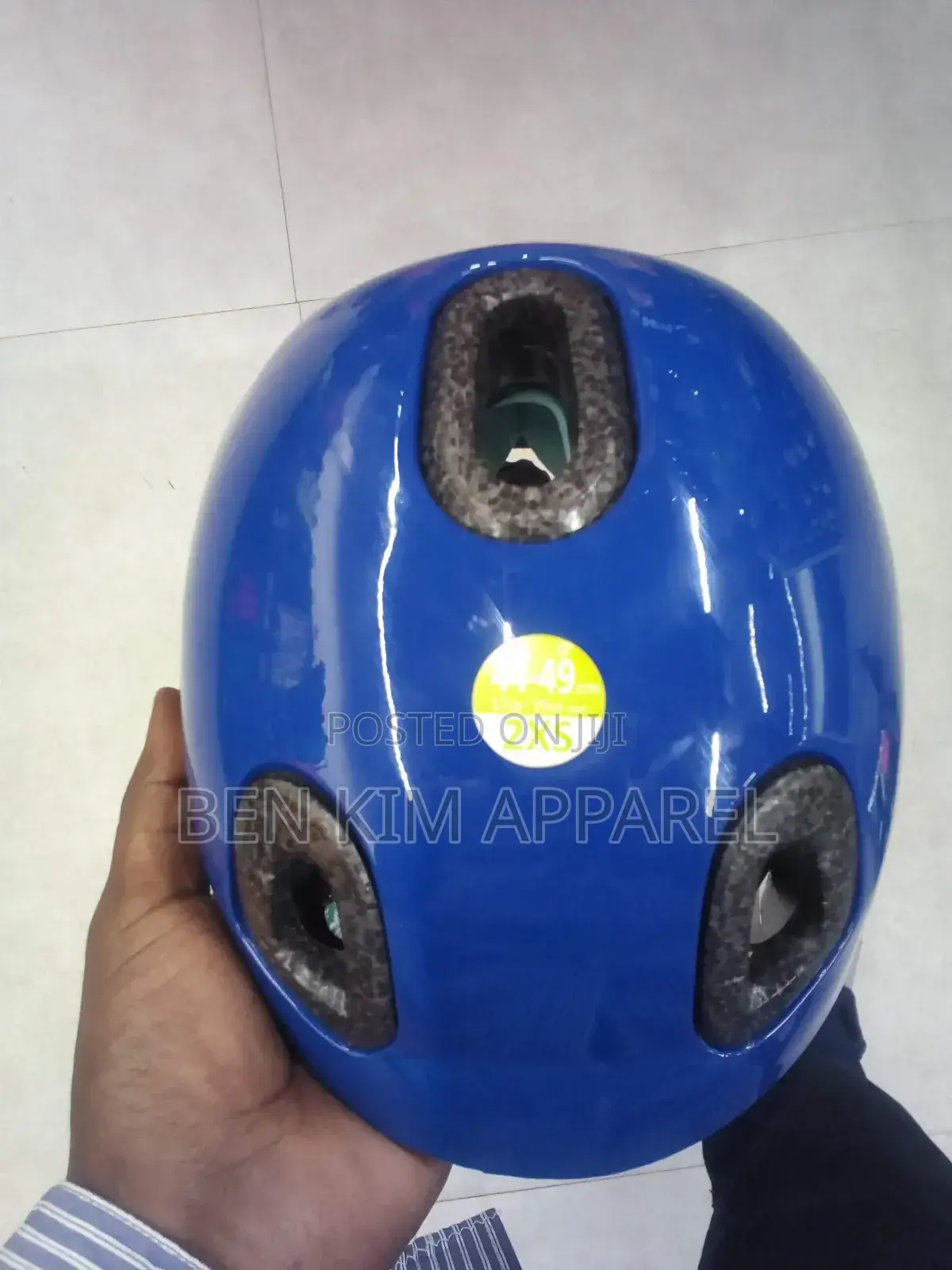 Xxsmall Baby Cycling Helmet 44cms to 49cms Blue Adjustable Fit 1-3 Yrs