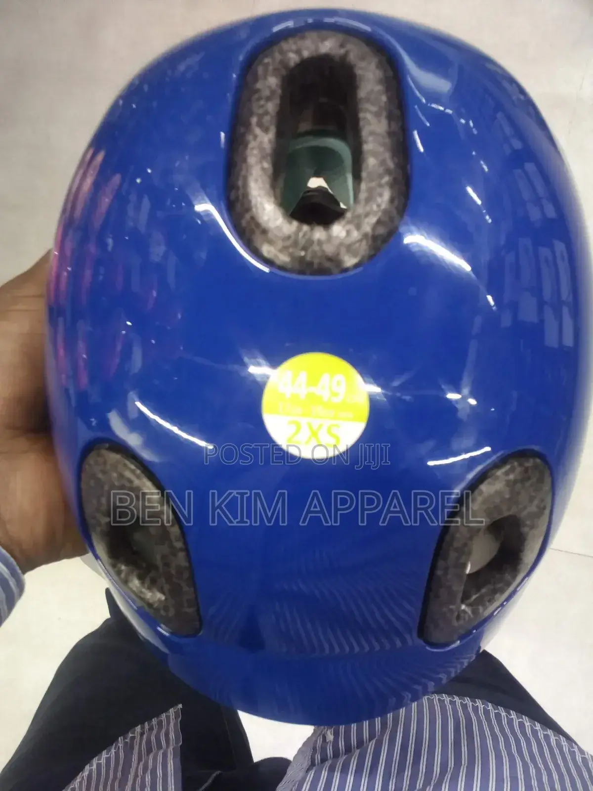 Xxsmall Baby Cycling Helmet 44cms to 49cms Blue Adjustable Fit 1-3 Yrs