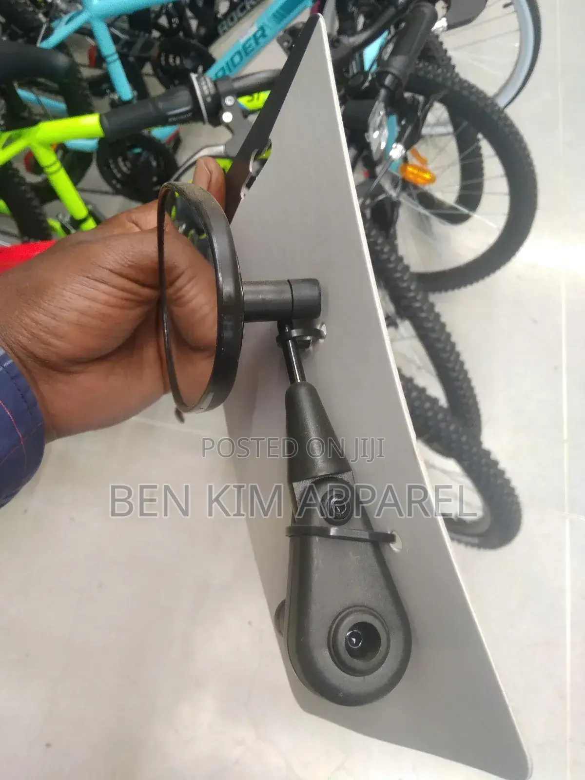 102gms Bicycle Rear View Mirror, Wide Convex 3 Dimensional Adjustment