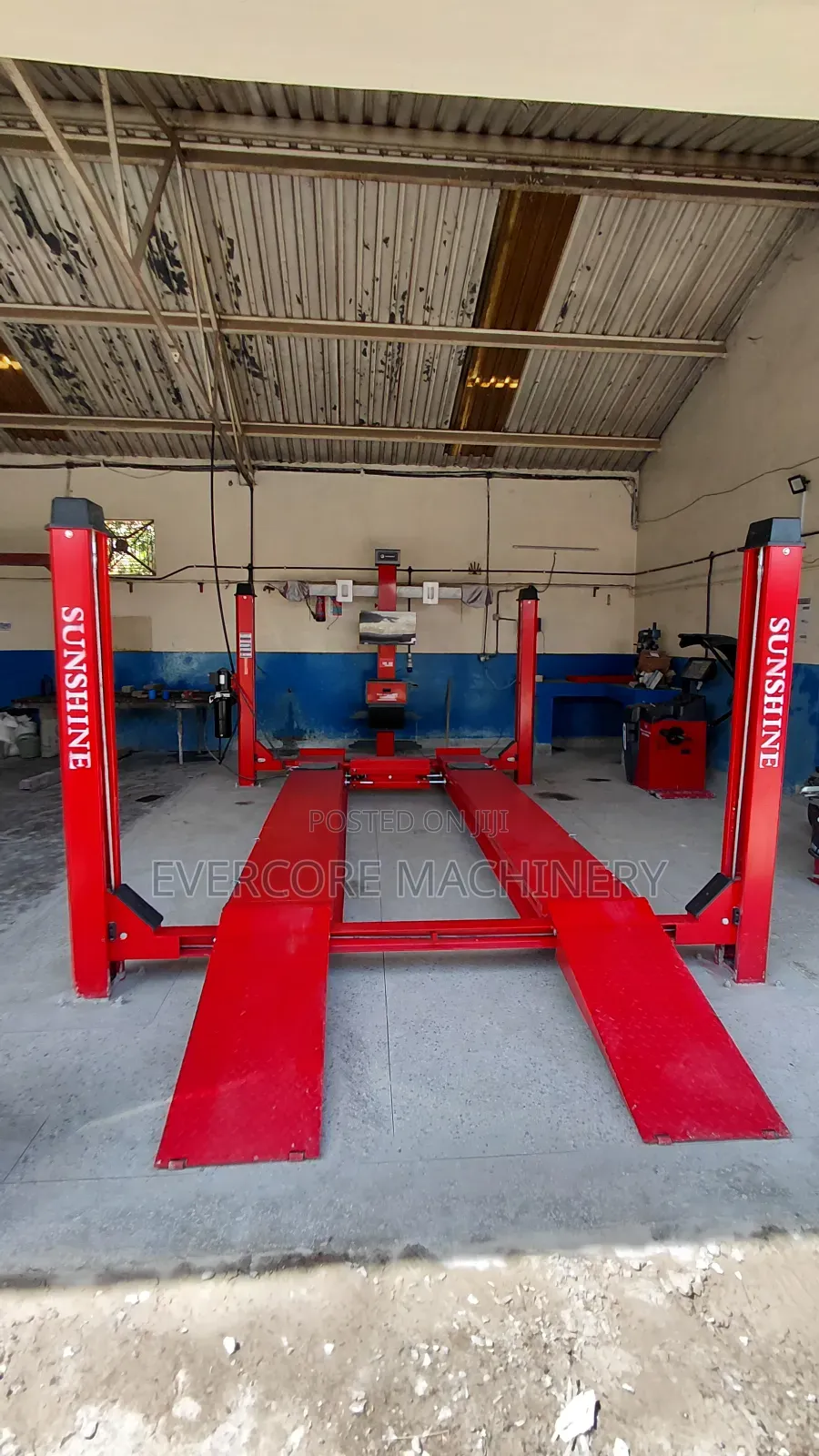 Sunshine Italy Sm-5 3d Wheel Alignment + 4 Post Lift Combo 