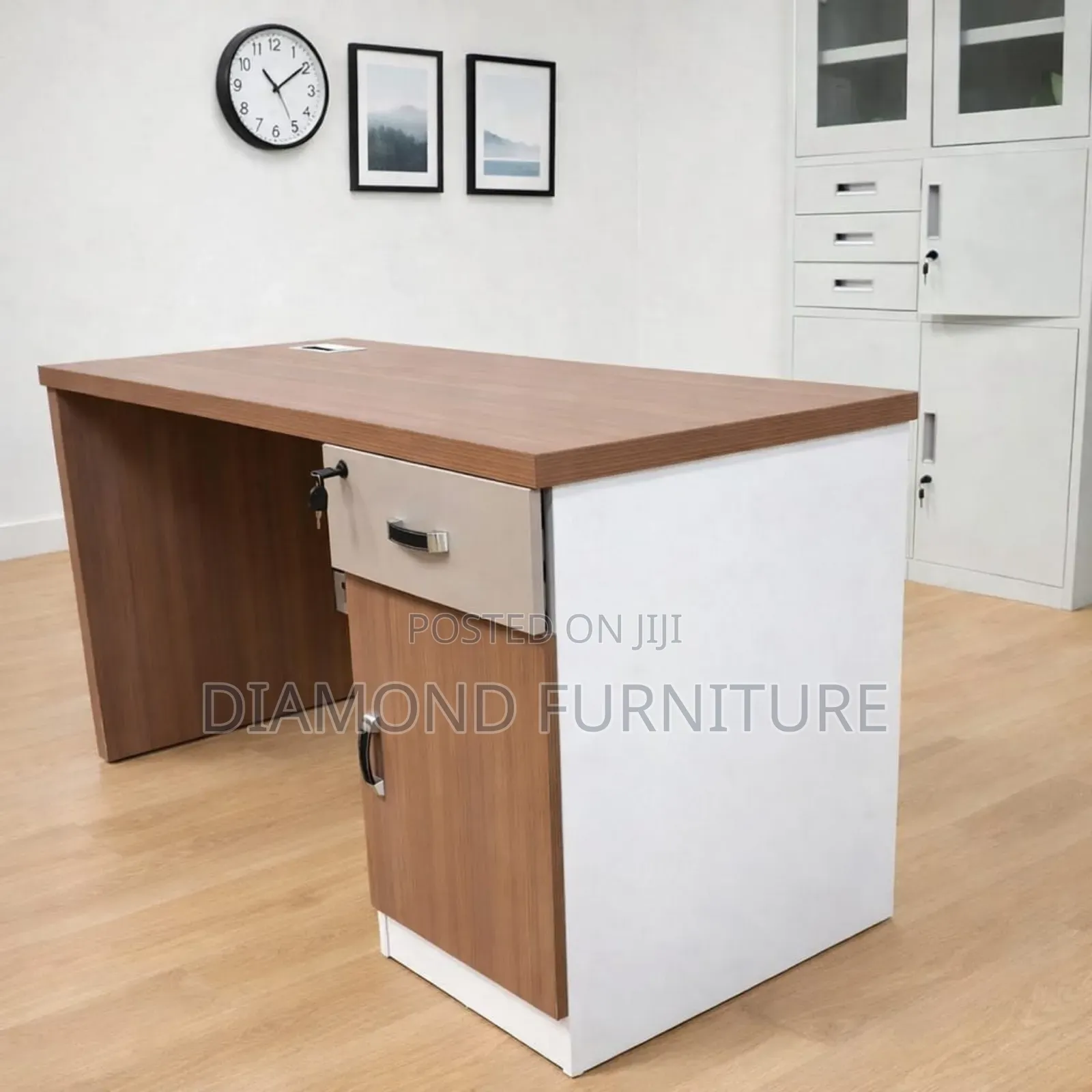 1.4m Modern Executive Office Desk With Cable Grommet,Wooden Office