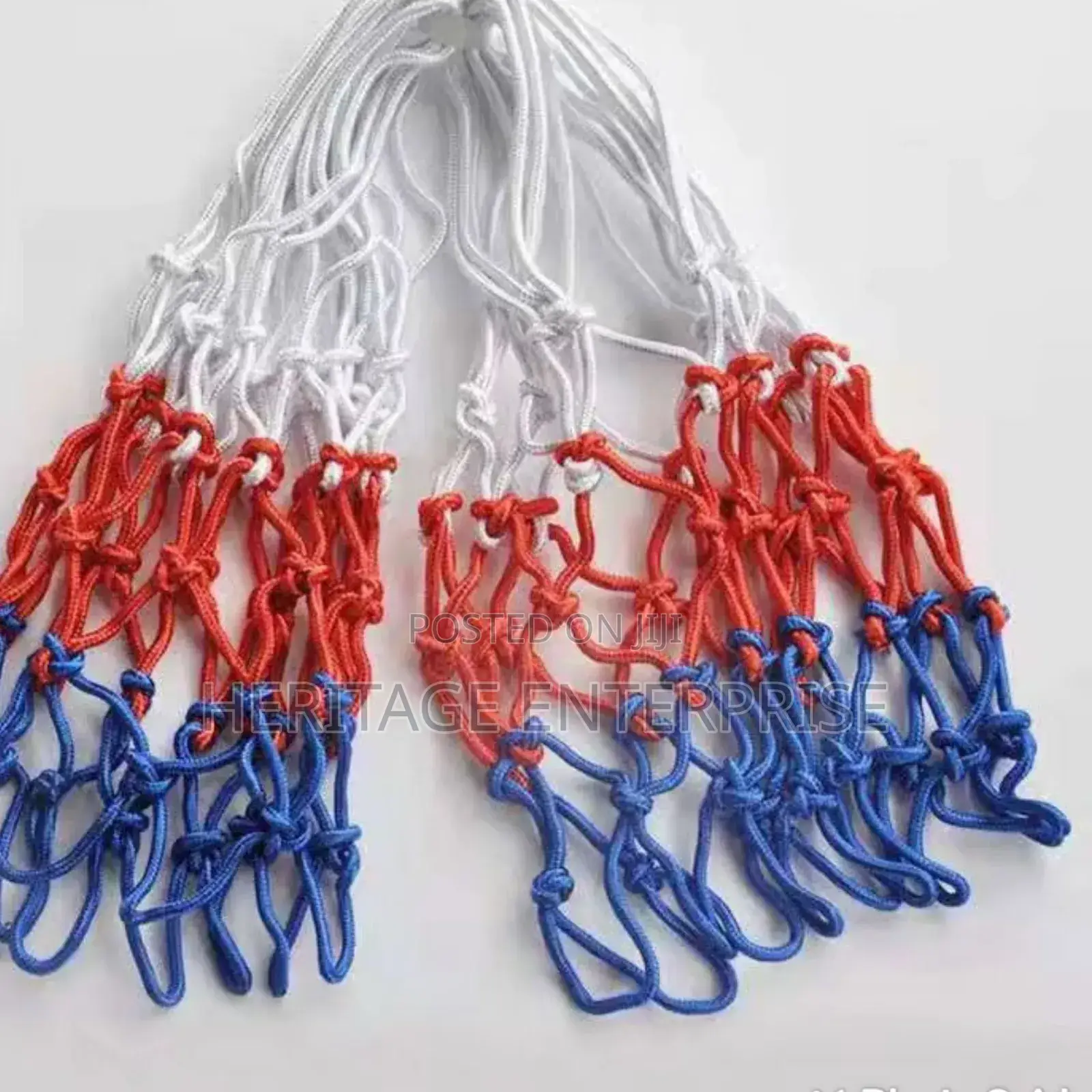 Three Colour Basketball Net [Premium Nylon] - Single