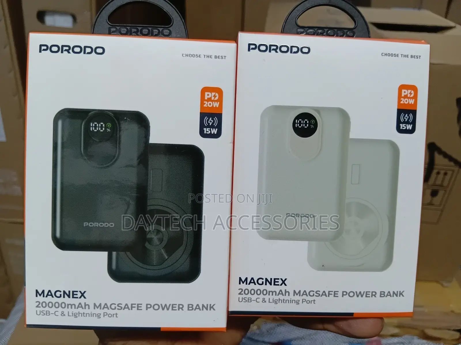 Porodo Magnex 20000mah Magsafe Power Bank With Usb-C Lightning Port