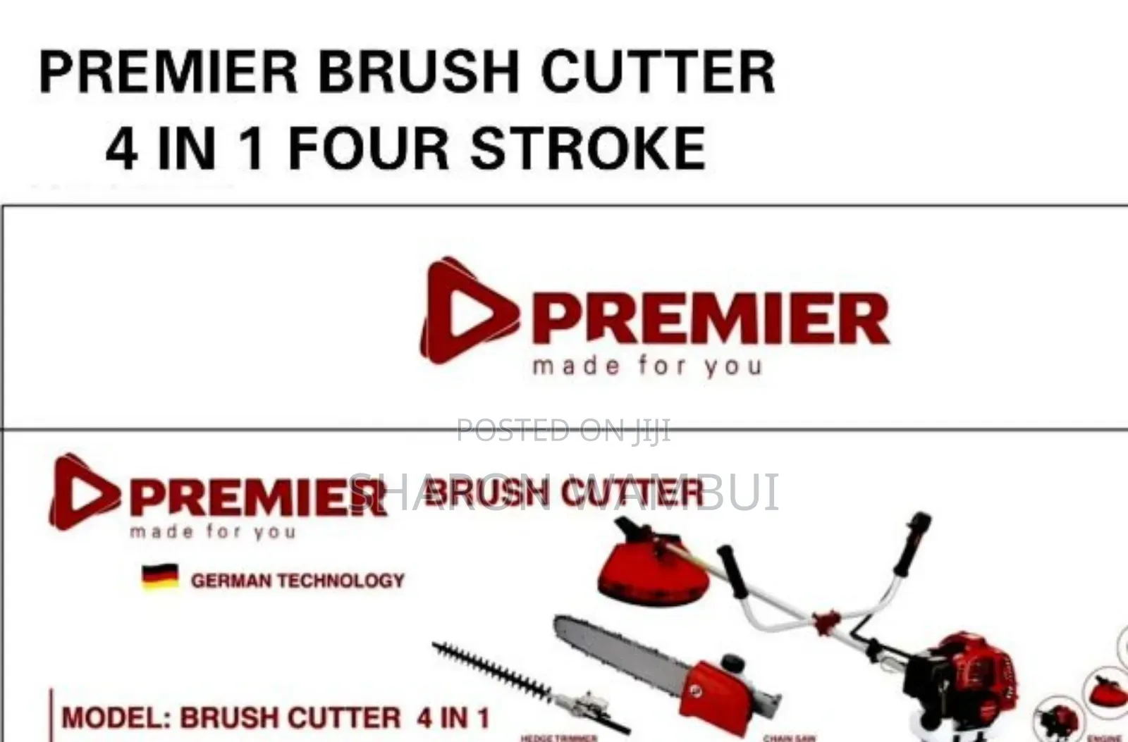 Premier Brush Cutter 4 in 1 Four Stroke