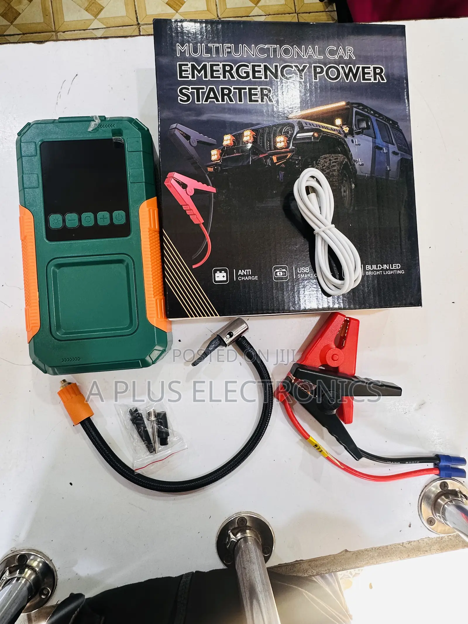 Vq201 Jumpstarter + Tyre Inflator – Emergency Roadside Power Solution