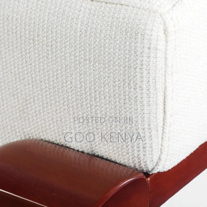 Home Chair; Solid Wood Office Lounge Chair With Comfortable Thick Foam