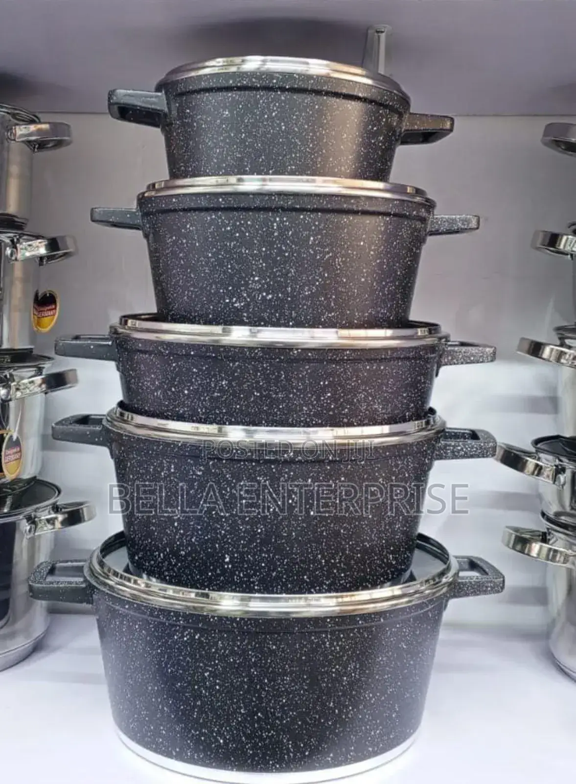 10pc Granite Cookware Non Stick Set at 12,455