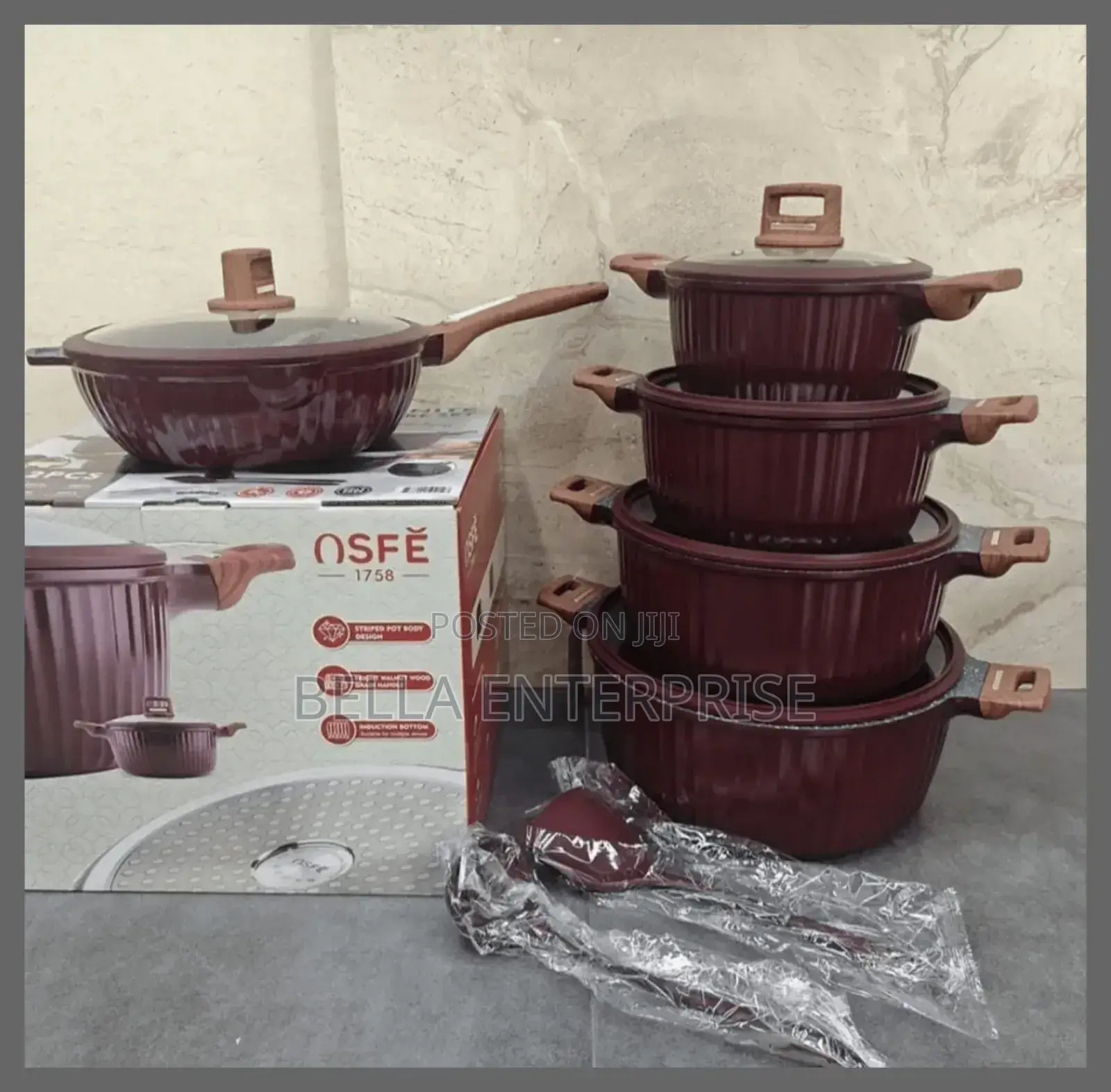 Osfe Quality Granite Cookware Set — Durable, Elegant, and Built To