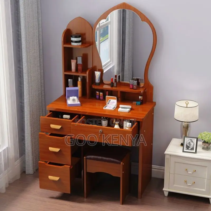 Home Dressing Table; Contemporary Queen Makeup Vanity Table Set