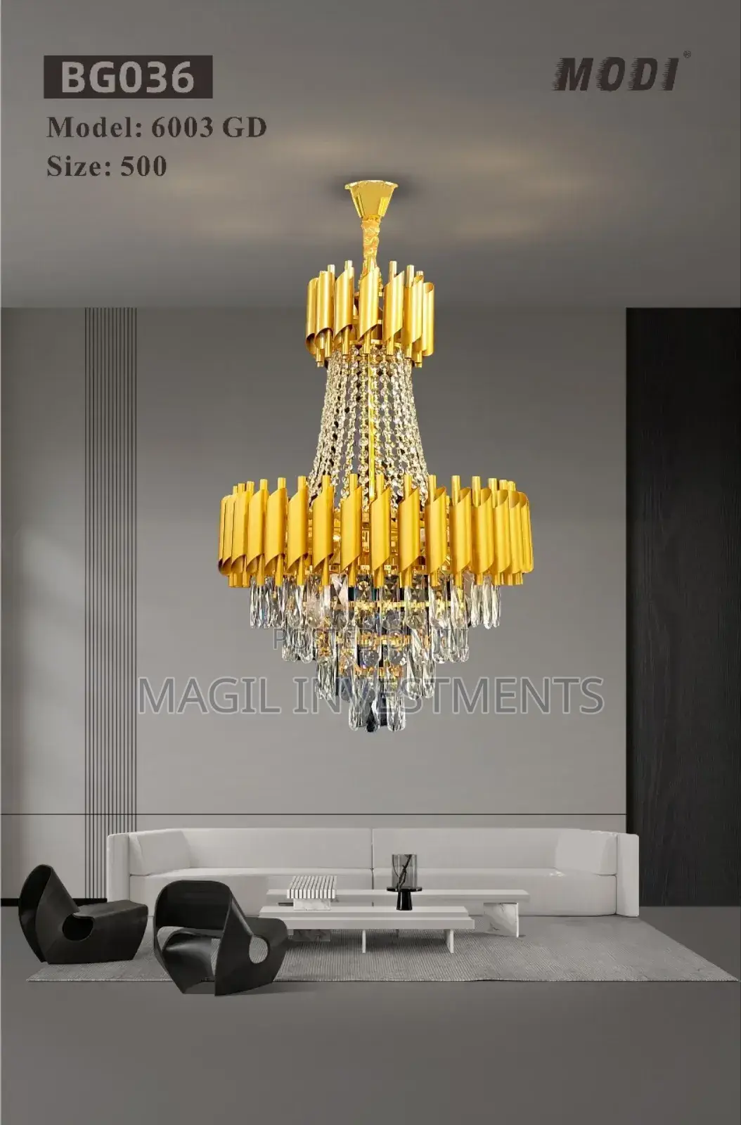 2 Tier Chandelier