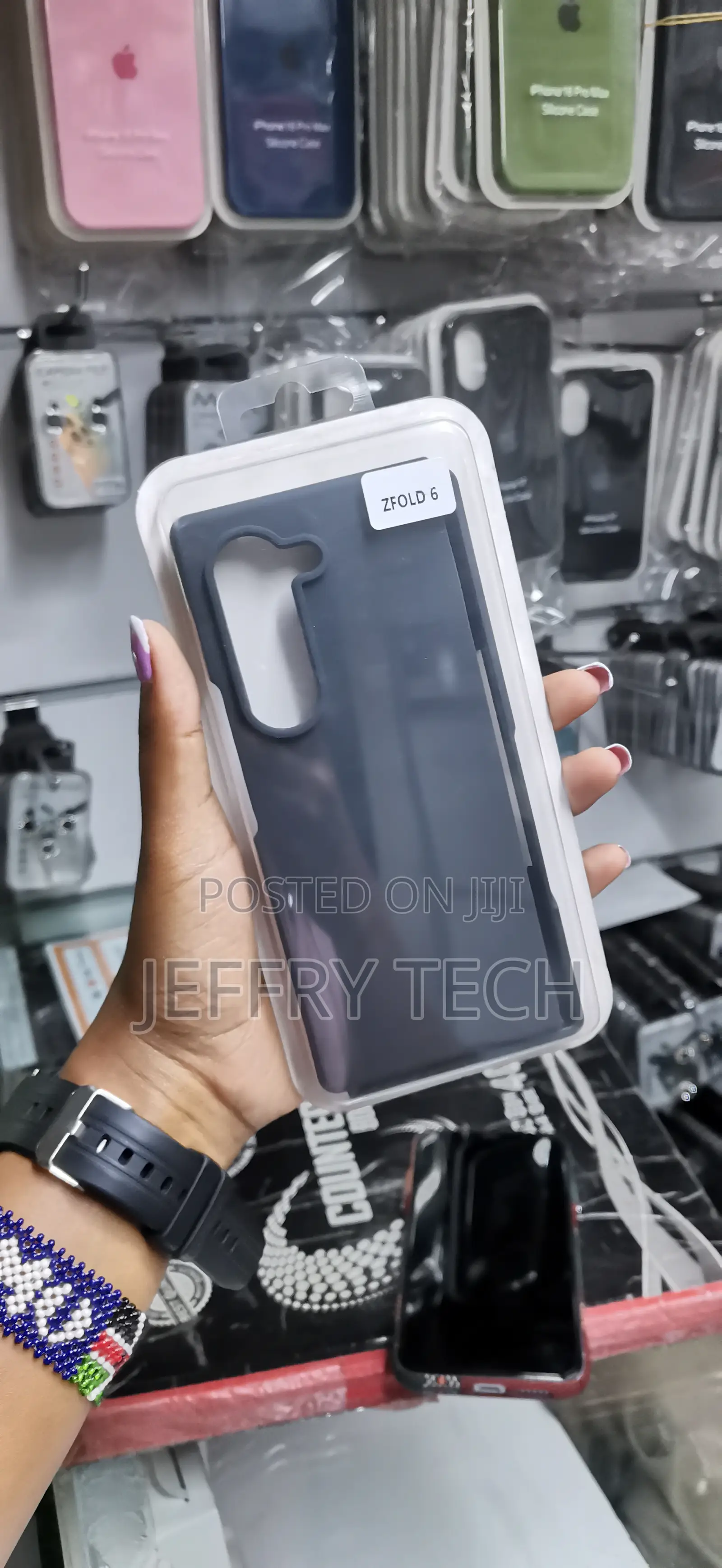 Hovisi Samsung Galaxy Z Fold 6 5g Liquid Silicone Slim Case-Black