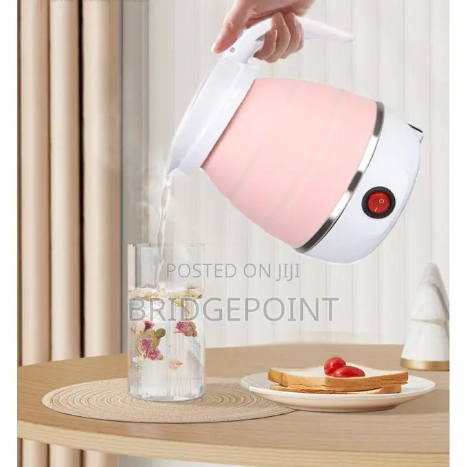 Travel Kettle Electric Small Foldable Portable Kettle,Silicone
