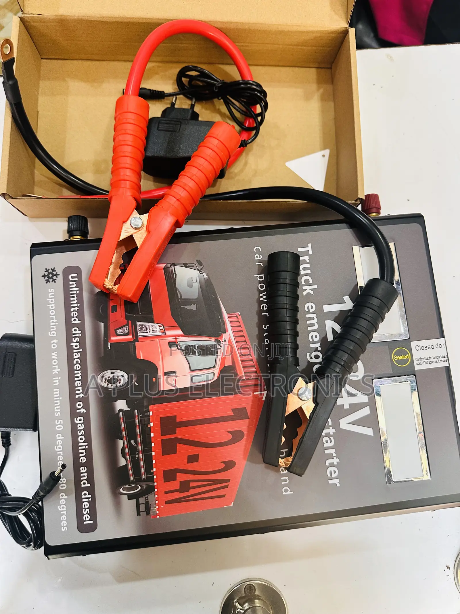 009b 24v / 12v Trucks and Big Cars Jumpstarter – High Capacity