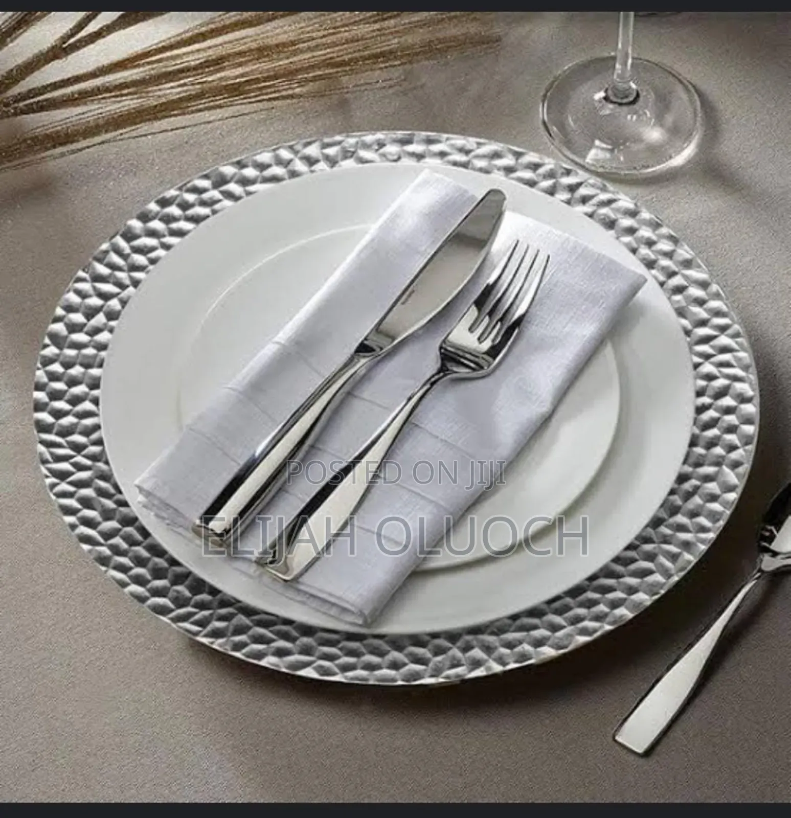 Charger Plates Available
