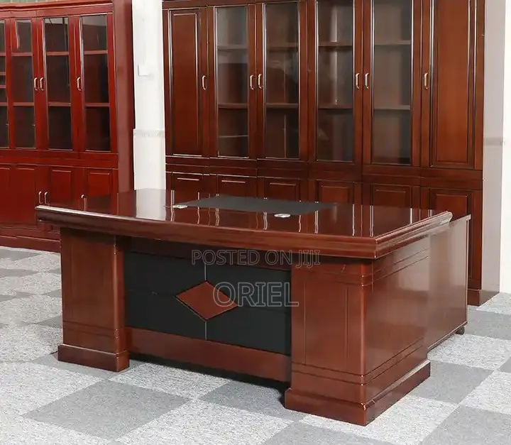 Office Desk : Executive L-Shaped Office Assistant Manager Desk